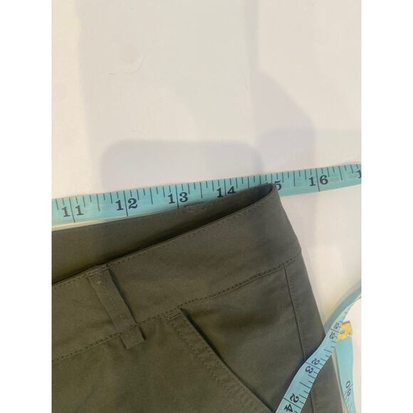 Mammut Olive Green Women’s Jogger Pants EUC Sz 8 Woven Cotton Outdoor Pockets - Picture 9 of 14